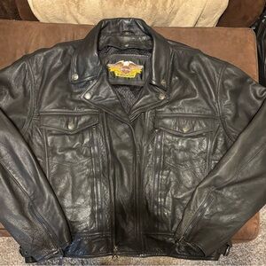Vintage Harley leather jacket